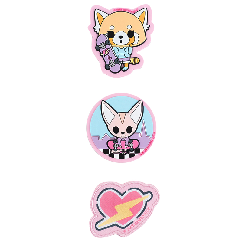 Набор бейджей на липучке, 3 шт., 3012 Aggretsuko Kite - фото 3