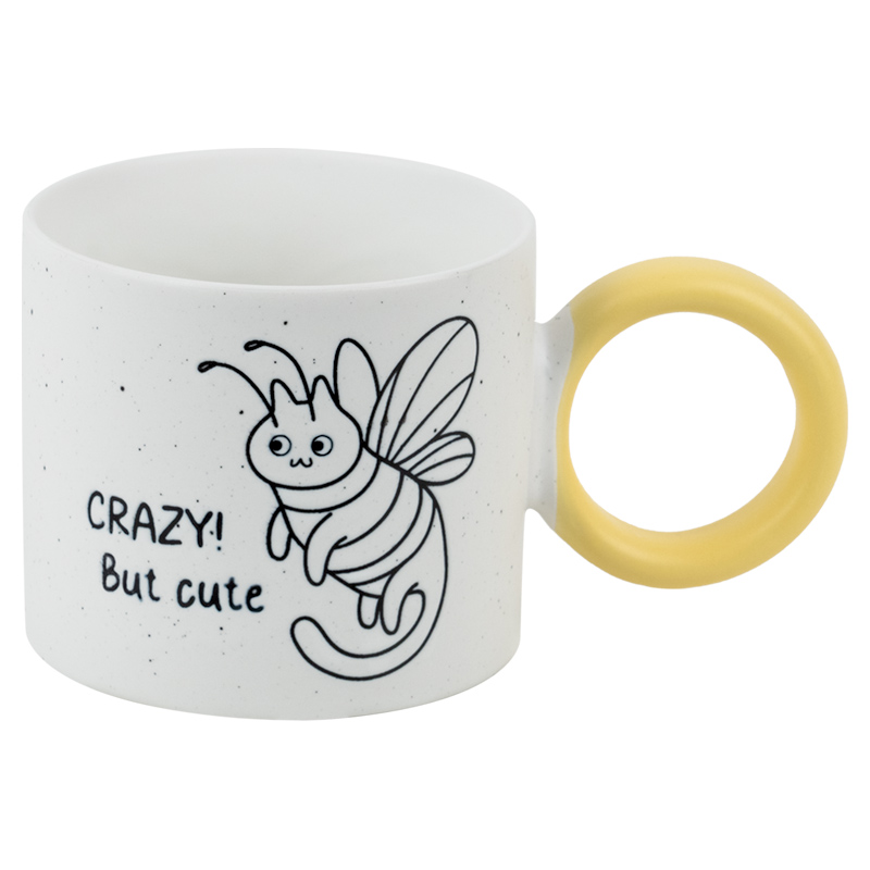 Чашка 370 мл Crazy cat (K25-220-5) Kite - фото 2