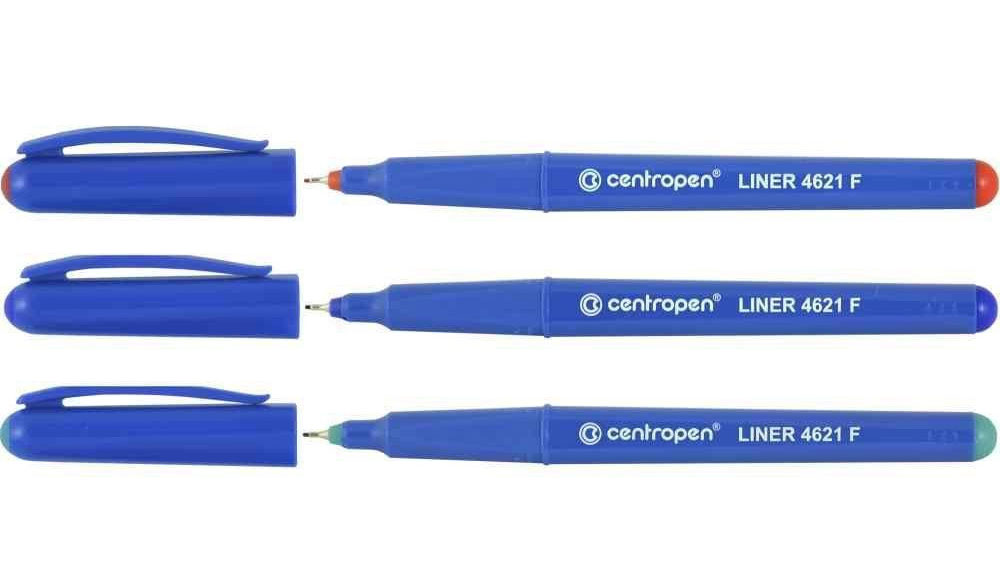 Линер Ergoline 0.3мм.(F) 4621, корпус син., стержень черн. Centropen - фото 3
