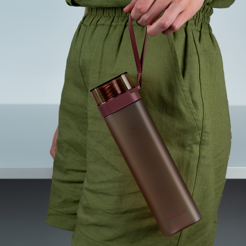 Бутылочка для воды, 700 мл, бордовая Kite - фото 5