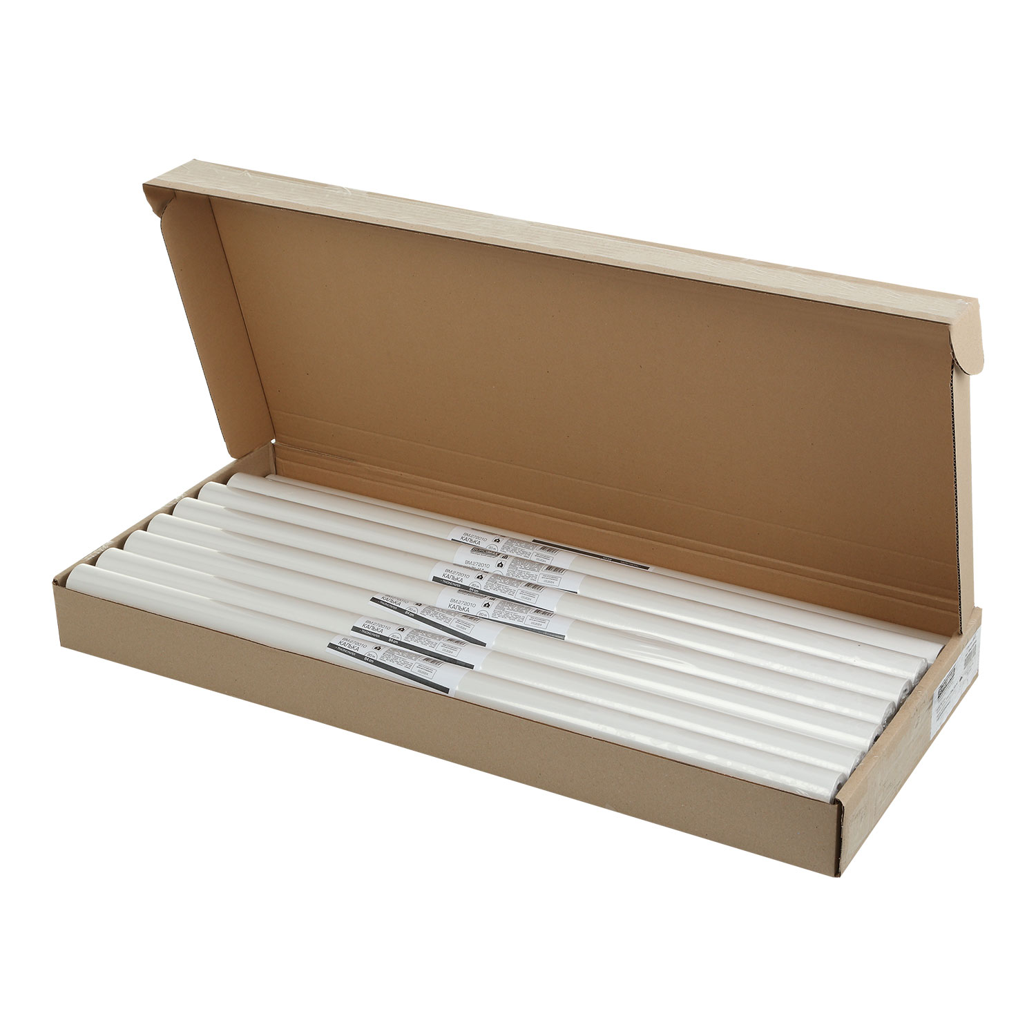 Калька чертежная 840мм.*20м., 52г/м2., без втулки BuroMax - фото 3