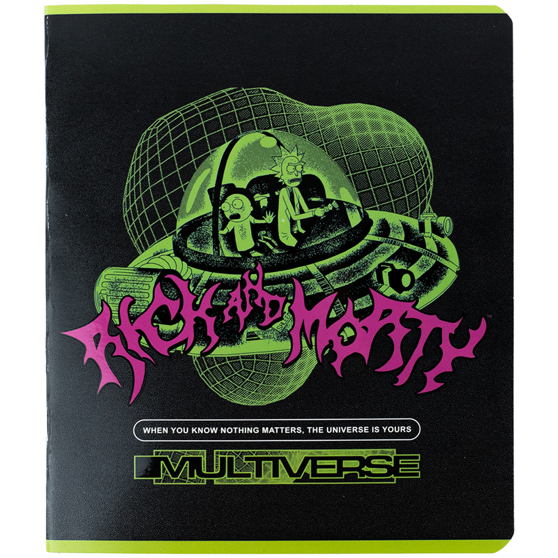 Тетрадь 48 лист., кл., гибр. лак + УФ лак, Rick & Morty (RM24-259) Kite - фото 17