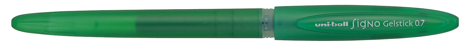 Гелевая ручка Uni-ball Signo Gelstick, 0,7мм., корпус зелен., стержень зелен. Uni - фото 5