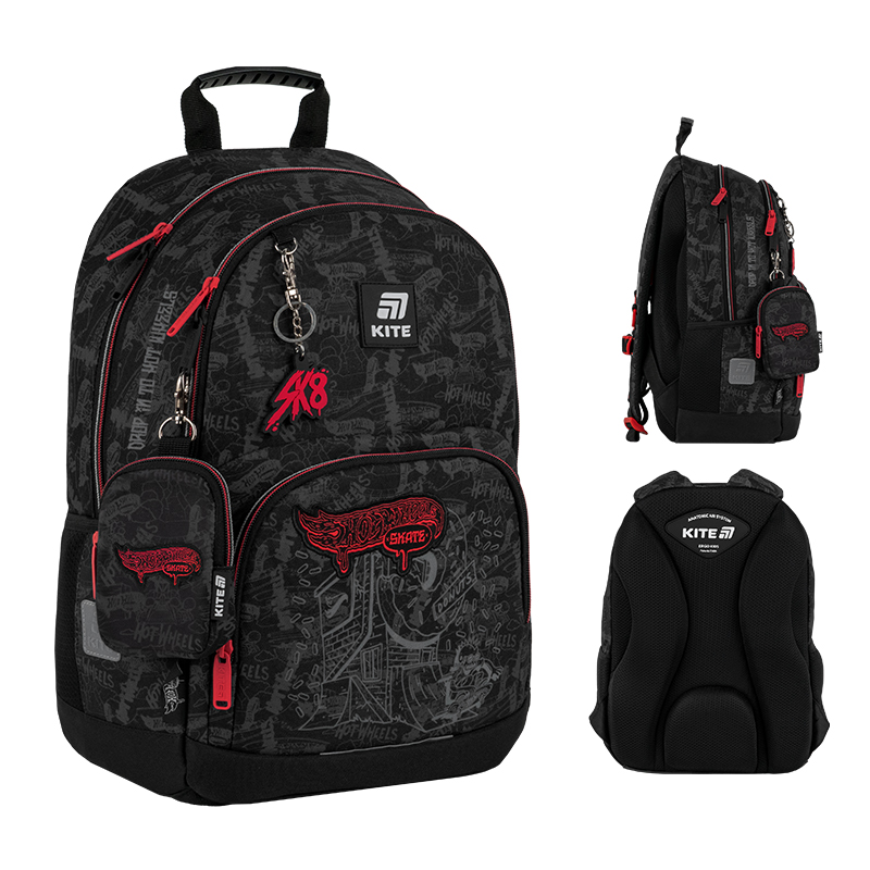 Рюкзак Kite Education 585 Hot Wheels Kite - фото 19