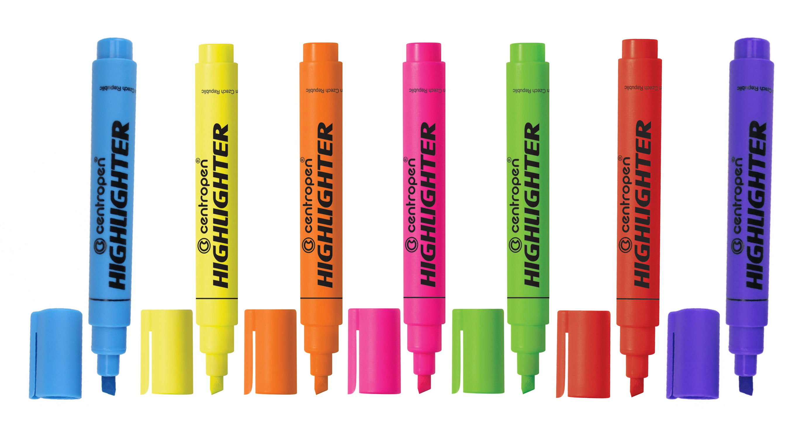 Маркер текстовий Fax 8852, 1-4,6мм., блакит. Centropen - фото 4