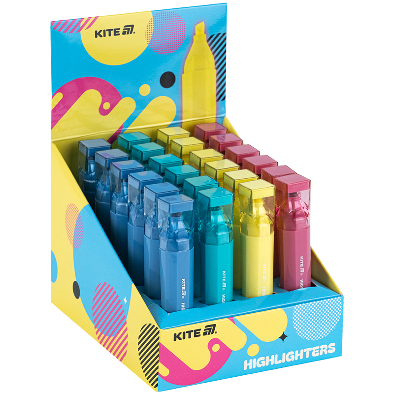 Маркер Highlighter, Kite Creative Trendy Colors Kite - фото 3