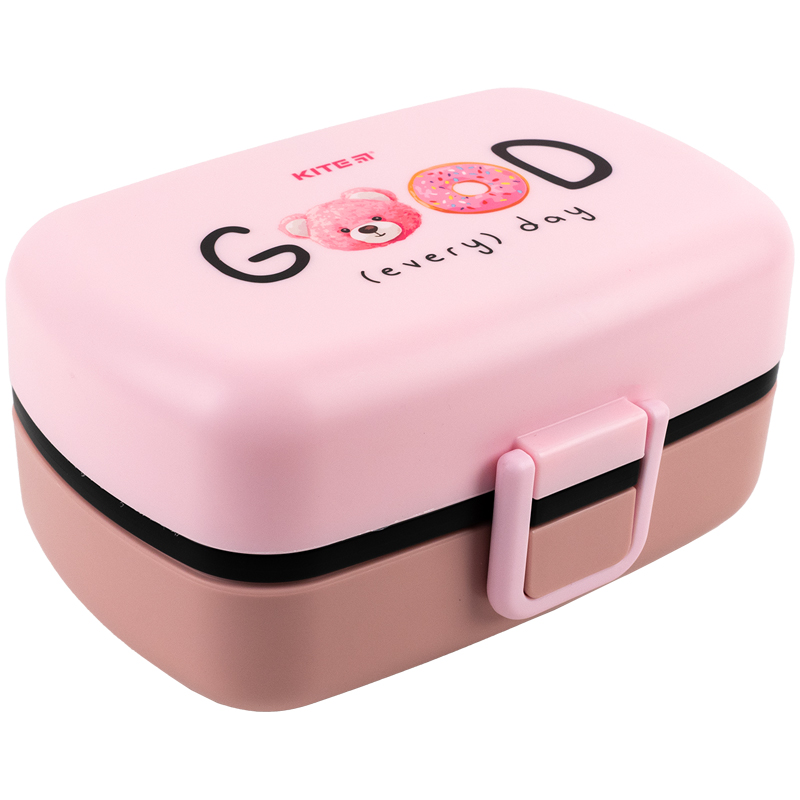 Ланчбокс с наполнением 1150 мл, розовый Kite - фото 4