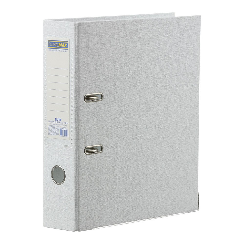 Реєстратор 7см. А4 (PP двостороннє покриття) ELITE, біл. BuroMax - фото 3