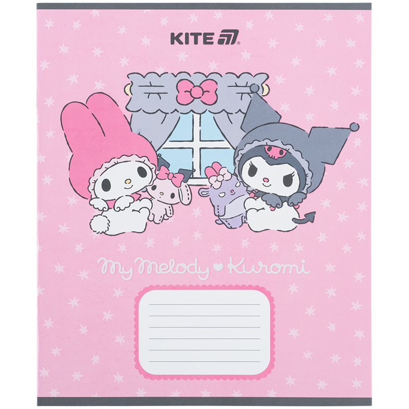 Зошит 12 арк., кос., софт тач + УФ лак, Hello Kitty-2 (HK25-235-2) Kite - фото 12