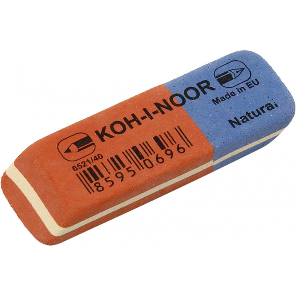 Гумка комбінована Blue Star 6521/40, велика Koh-i-noor - фото 2