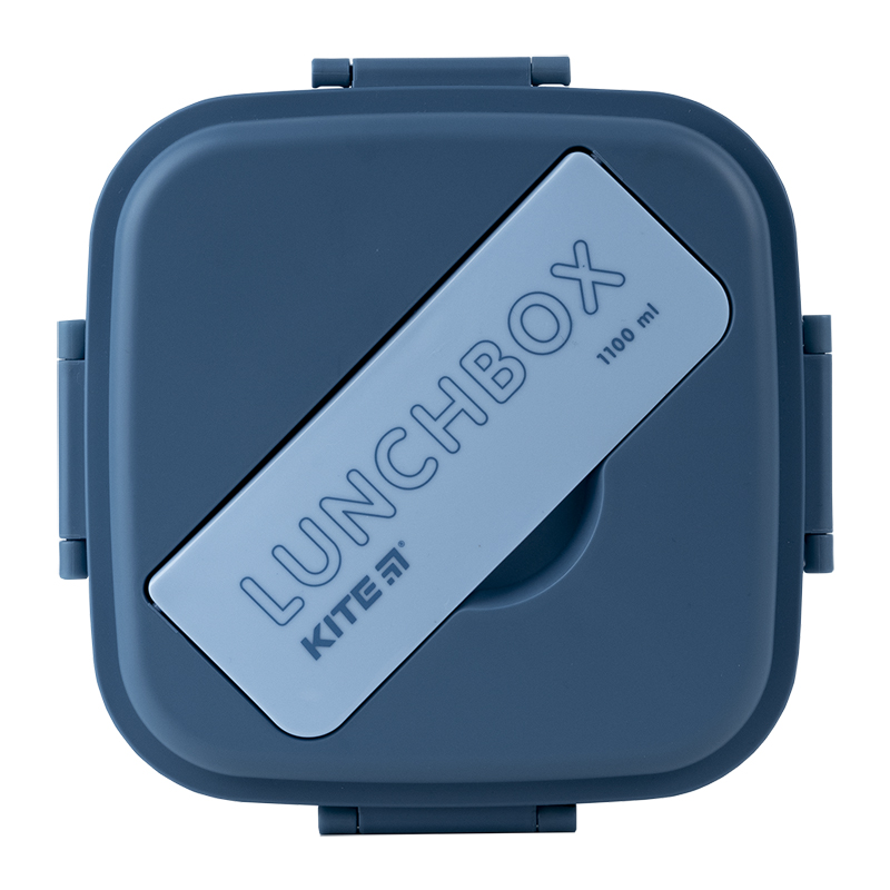 Ланчбокс с разделителем 1100 мл, голубой Kite - фото 3