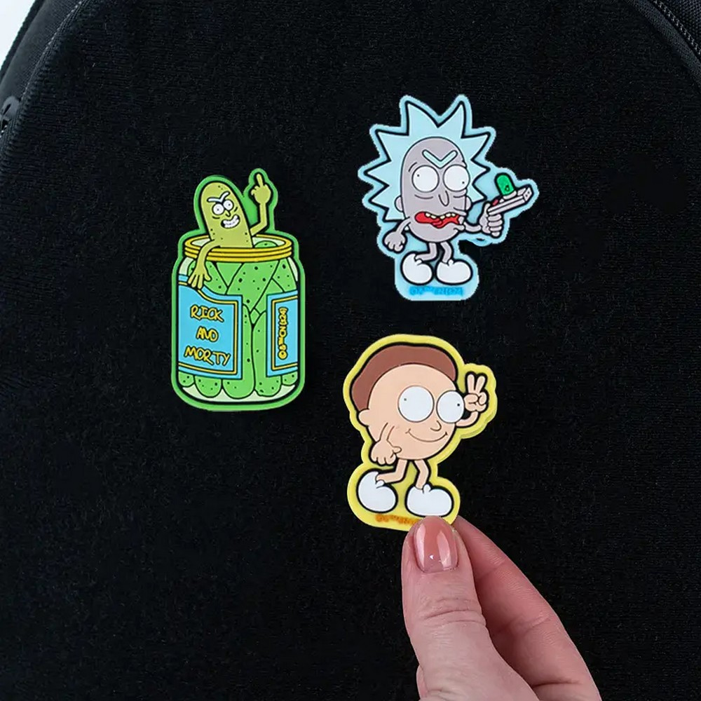 Набор бейджей на липучке «Rick and Morty», 3 шт., 3012 RM (rm24-3012) Kite - фото 4