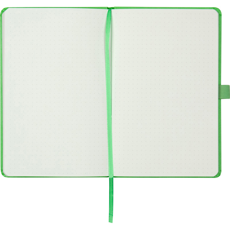Книга записная Partner А5 (125*195мм.), 96л., линовка - точка, салат. Axent - фото 5