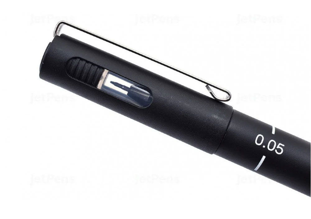 Линер Pin fine line, 0,05мм., корпус черн., стержень черн. Uni - фото 6