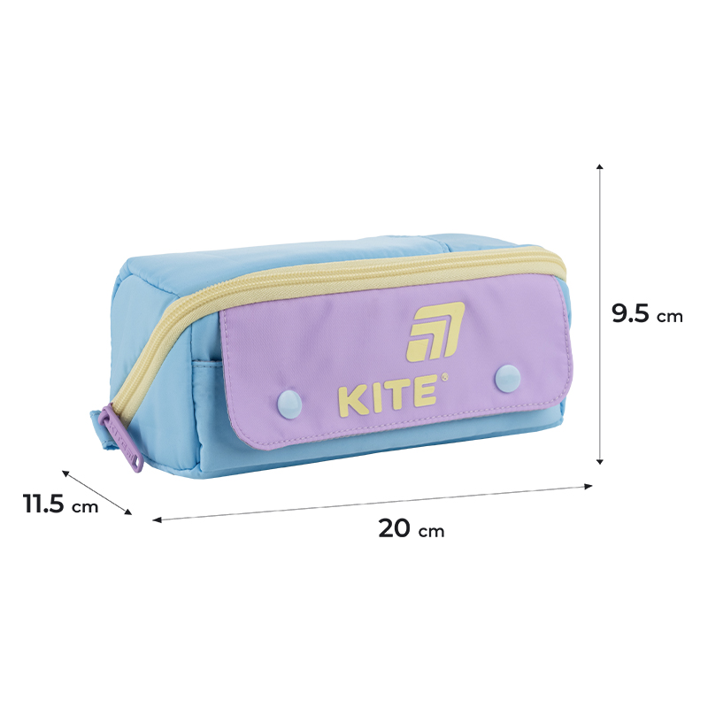 Пенал 2702-4 голубо-фиолетовый Kite - фото 7