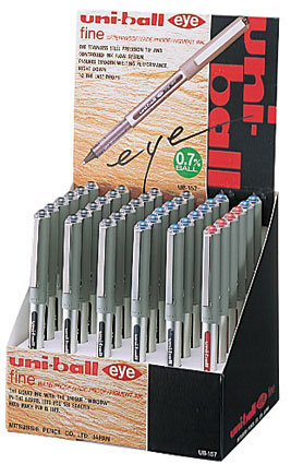 Ролер Uni-ball Eye Fine 0.7мм., корпус сір., ст. син. Uni - фото 7