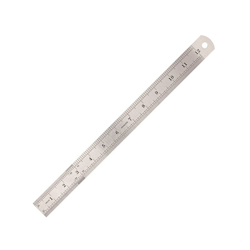 Линейка стальная, 30см Axent - фото 2