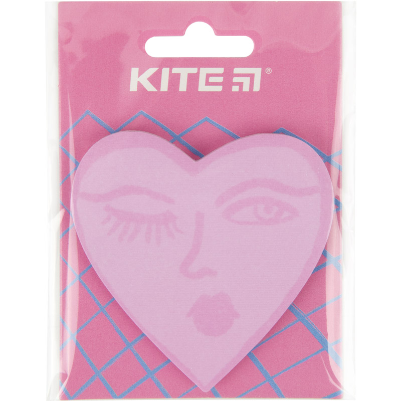 Блок бумаги с липким слоем, 70х70 мм, 50 л., BBH-6 Kite - фото 2