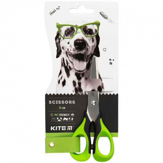 Ножиці  дитячі з гум. вставками, 13см Kite Dogs Kite - фото 1