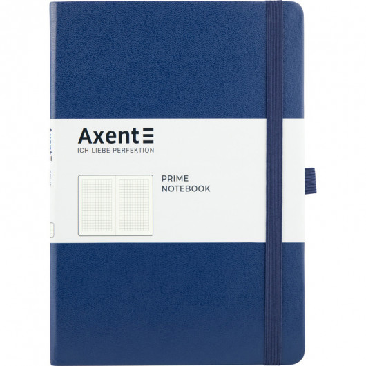 Книга записна Partner Prime А5 (145*210мм.), 96арк, кліт, син. Axent - фото 1