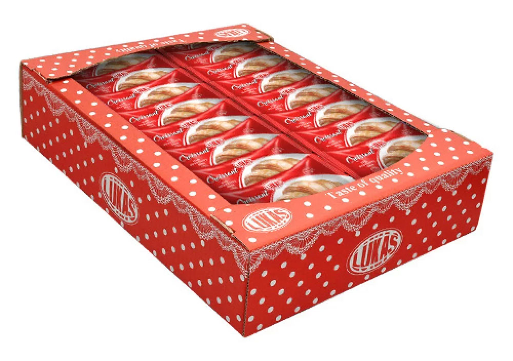 Круасанчик с Клубничным наполнителем, в индивидуальной упаковке, 1,44кг. (32*45г.) Лукас - фото 2