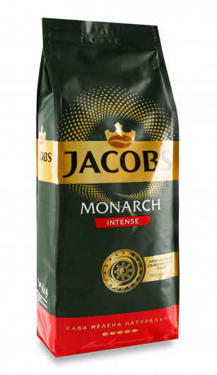 Кава мелена Jacobs Monarch Intense, 400г., купаж арабіка/робуста (8711000547069) Jacobs - фото 1