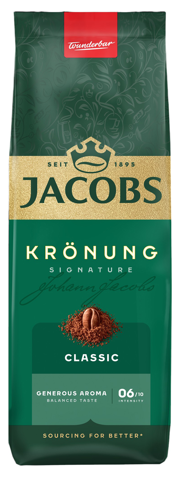 Кава мелена Jacobs Kronung Classic, 400г., купаж арабіка/робуста (8711000686805) Jacobs - фото 2