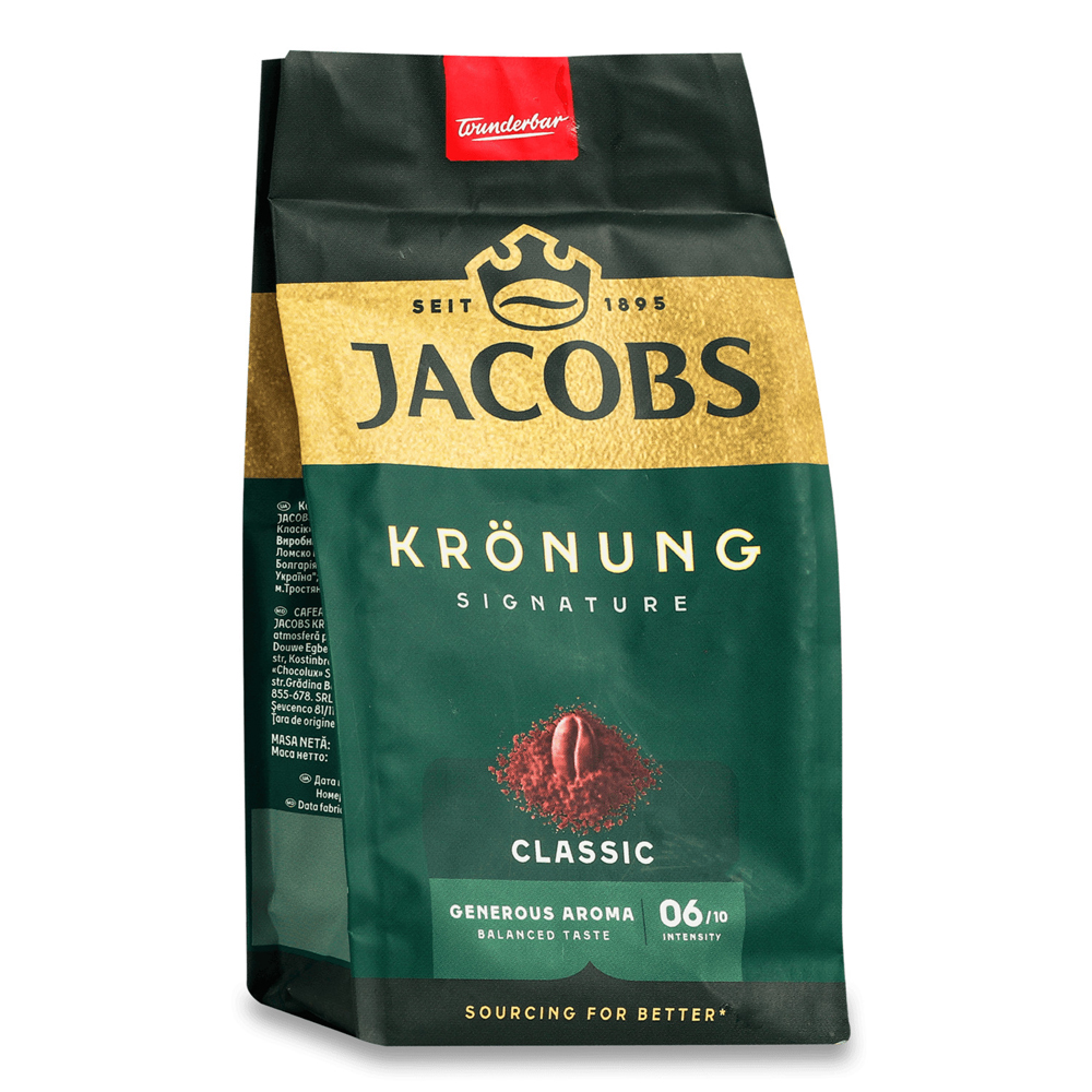 Кава мелена Jacobs Kronung Classic, 70г., купаж арабіка/робуста (8711000574195) Jacobs - фото 1