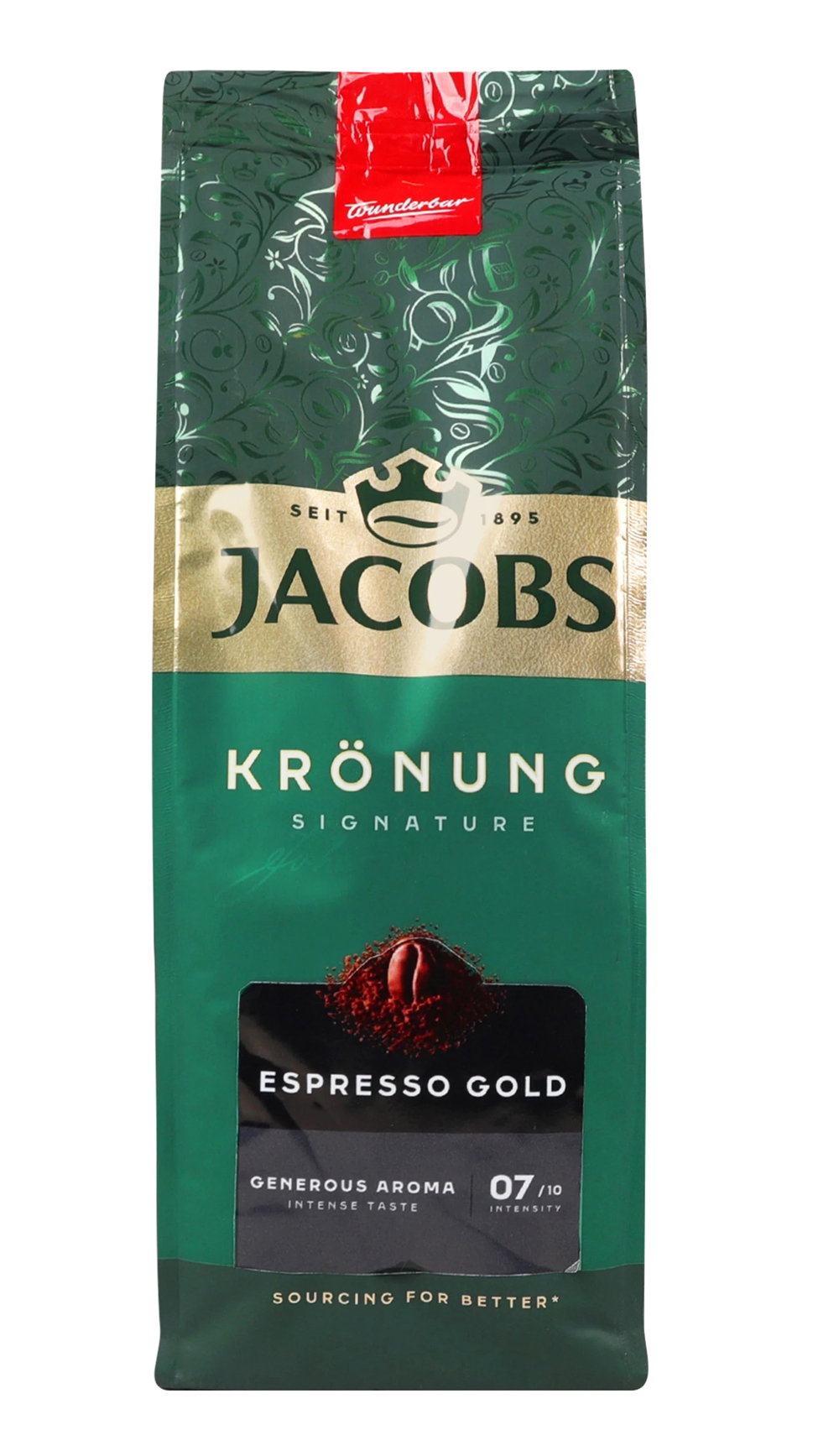 Кофе молотый Jacobs Kronung Espresso Gold, 400г., купаж арабика/робуста (8711000583968) Jacobs - фото 1