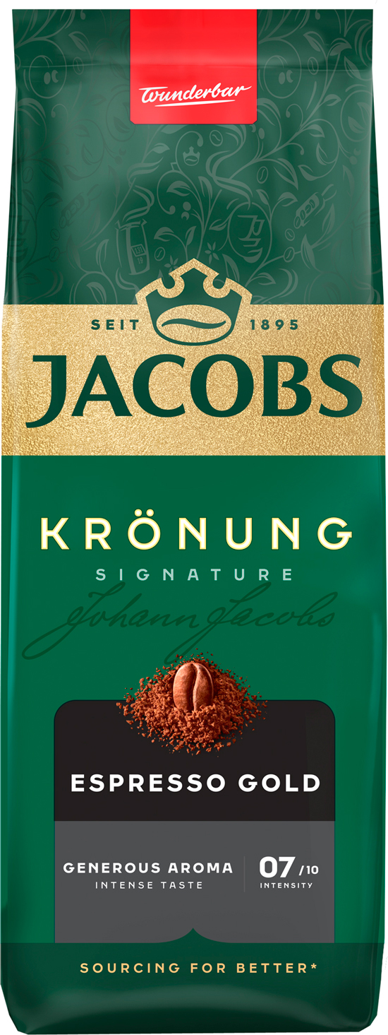 Кофе молотый Jacobs Kronung Espresso Gold, 200г., купаж арабика/робуста (8711000572092) Jacobs - фото 2