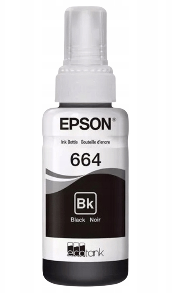 Контейнер з чернилами Epson 664 L100/200/210/300/350/355/550 black, 70мл., (C13T66414A), черн. Epson - фото 3