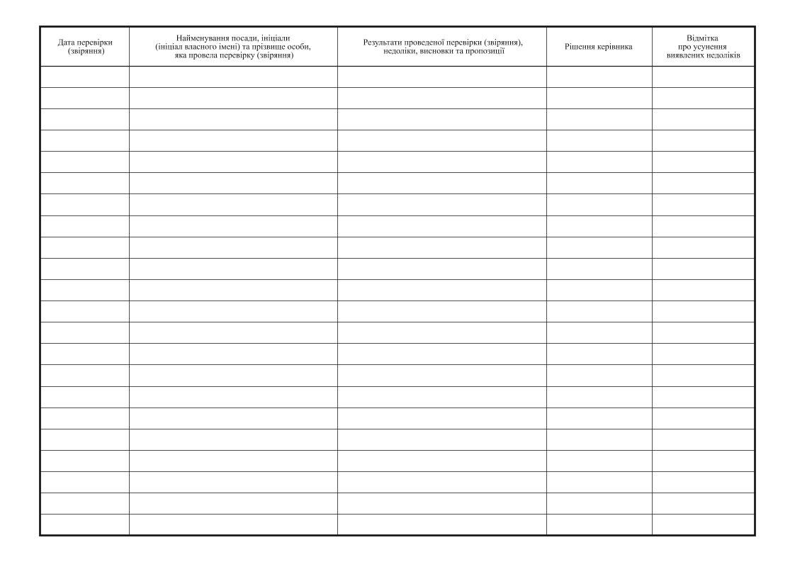 Журнал учета результатов проверок состояния военного учета.(Прил.9), А4, гориз, 24л. (48стр.), офс. Украина - фото 2
