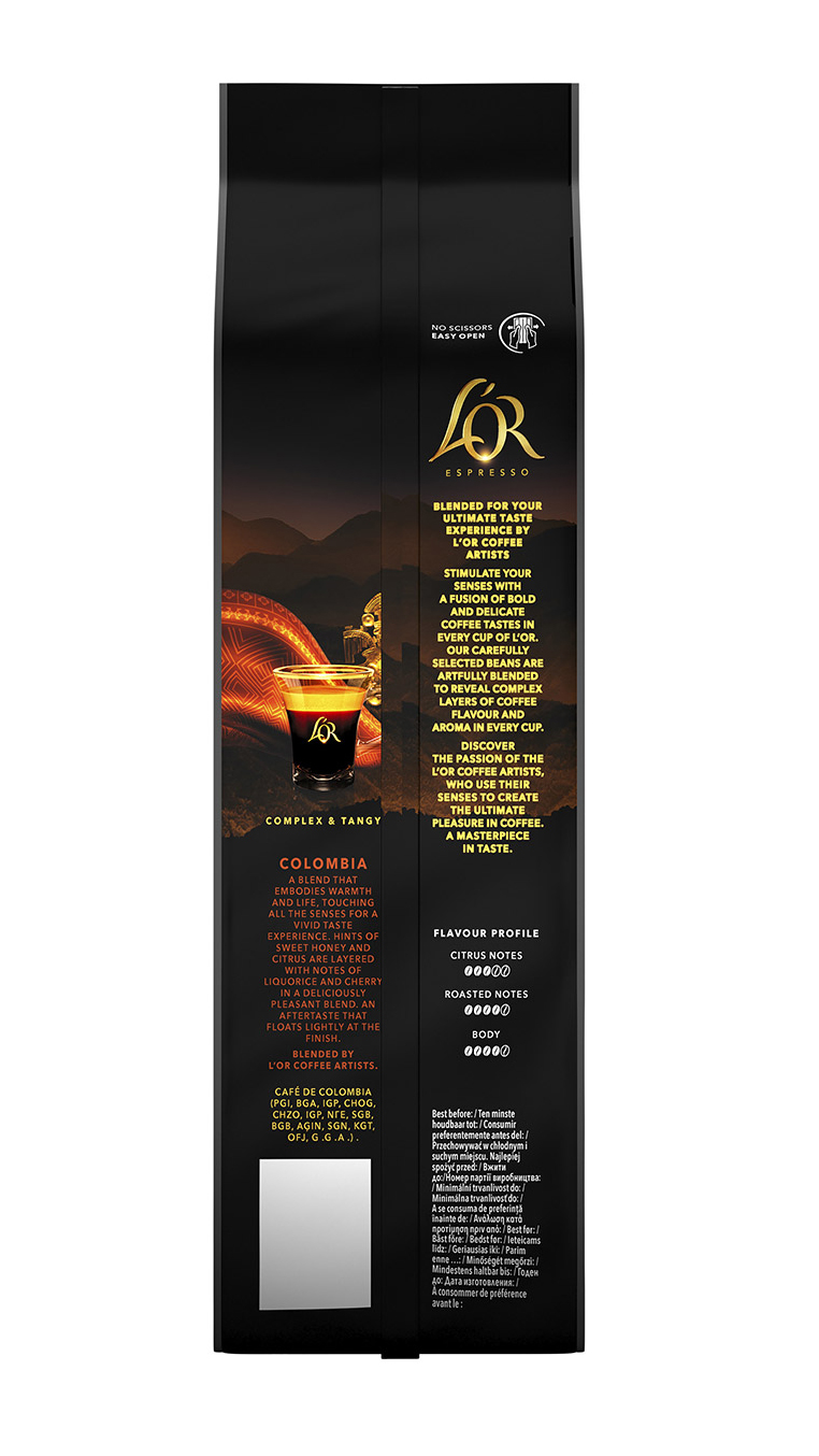 Кофе в зернах Espresso Colombia, 500г., арабика 100% (8711000464625) L'OR - фото 4