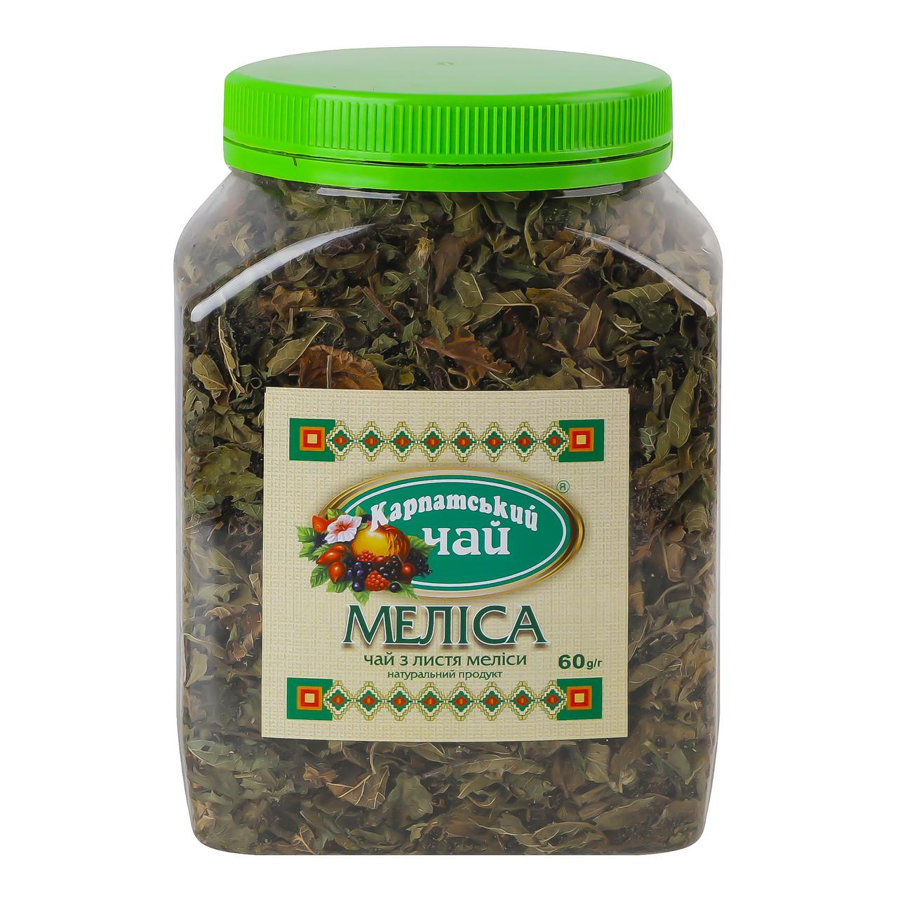 Чай Меліса, 60г. в банці 0,625л. Карпатський - фото 1