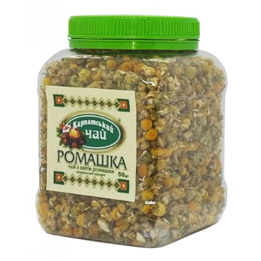 Чай Ромашка, 50г. в банці 0,5л. Карпатський - фото 2