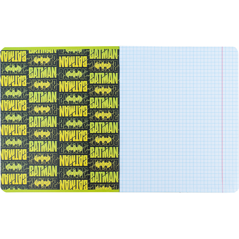 Тетрадь 18 лист., в кл., гибр. лак + УФ лак, DC Comics (DC24-236) Kite - фото 10