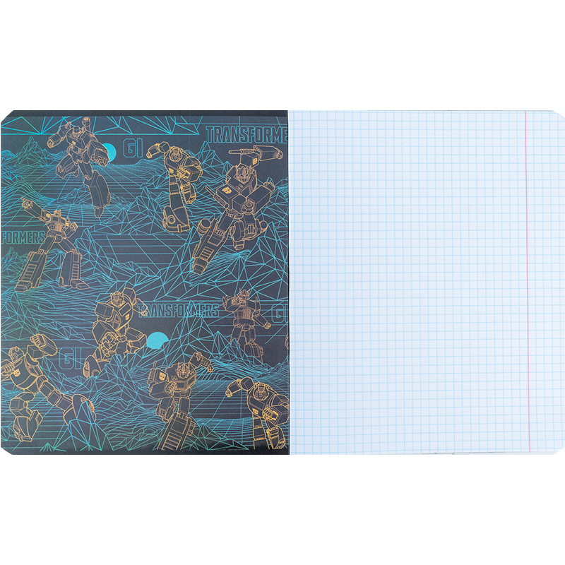 Зошит 18 арк., кл., гібр. лак + УФ лак, Transformers (TF24-236) Kite - фото 14
