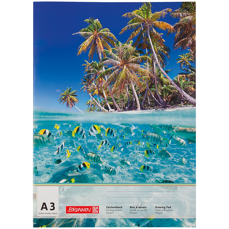 Альбом-склейка для рисования А3, 20 листов, 100 г/м2 Brunnen - фото 6