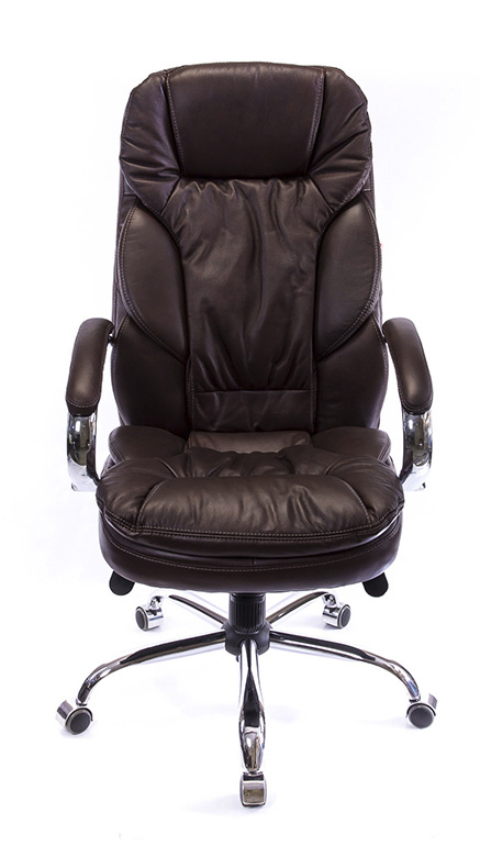 Кресло для руководителя Тироль CH MB, коричн. АКЛАС - фото 3