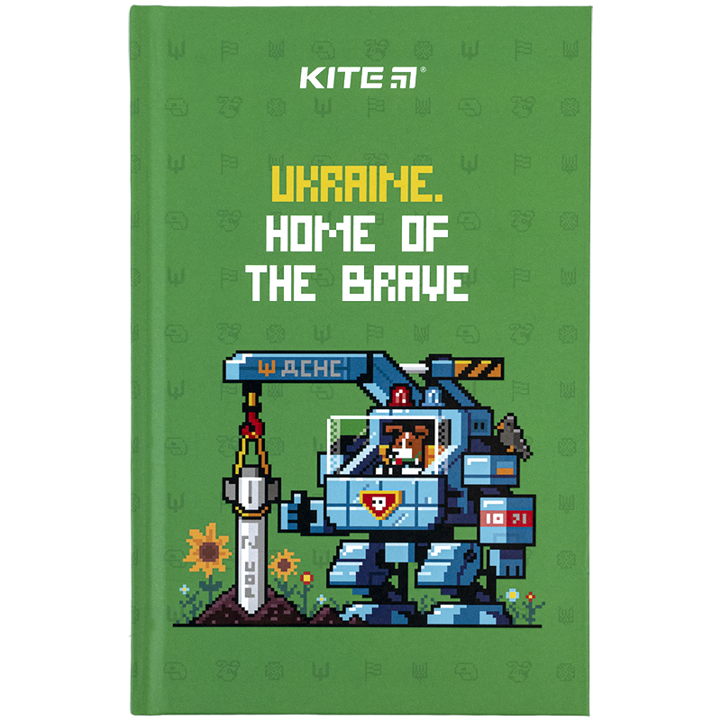 Книга записна тверда обкладинка, А6, 80 арк., кл. UA-4 (K24-199-4) Kite - фото 5