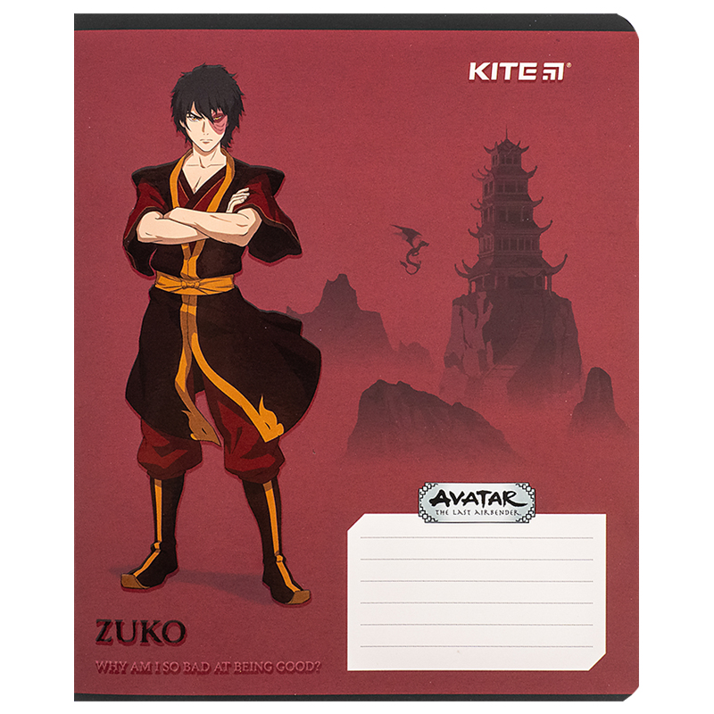 Зошит 18 арк., лін., софт-тач + УФ лак, Avatar (AV24-237) Kite - фото 14