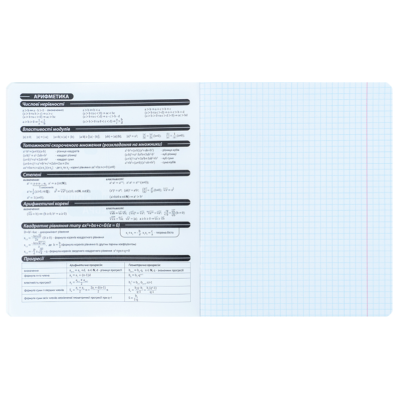 Предметная тетрадь 48 лист., кл, софт тач+УФ, Bright, алгебра (K25-240-13) Kite - фото 4