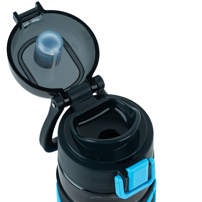 Пляшечка для води, 680 мл, чорно-блакитна (K25-1233-2) Kite - фото 4