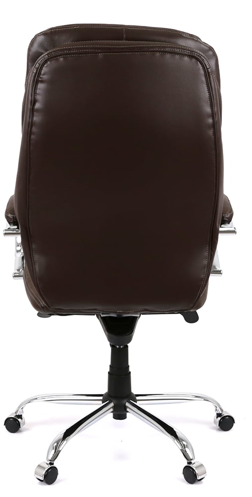 Кресло Валенсия Soft CH MB (Кожа LC-K) коричневый АКЛАС - фото 7