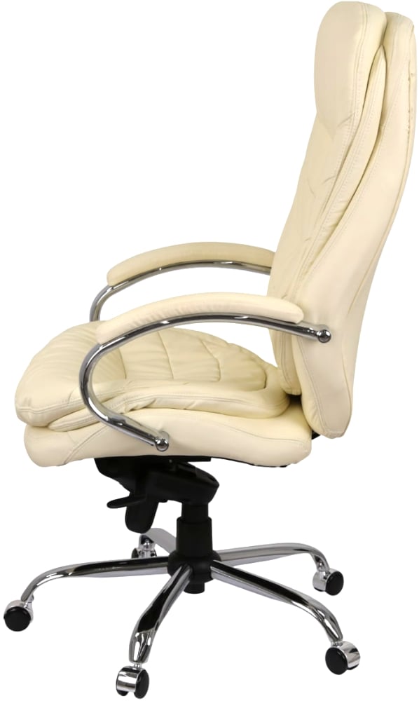 Крісло Валенсія Soft CH MB (Шкіра LC-F) беж. АКЛАС - фото 2