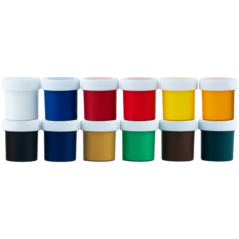 Гуашь 12 цветов, 20 мл Kite Classic (K-063) Kite - фото 2