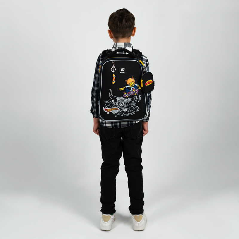 Рюкзак Kite Education каркасний 531 «Hot Wheels» Kite - фото 13