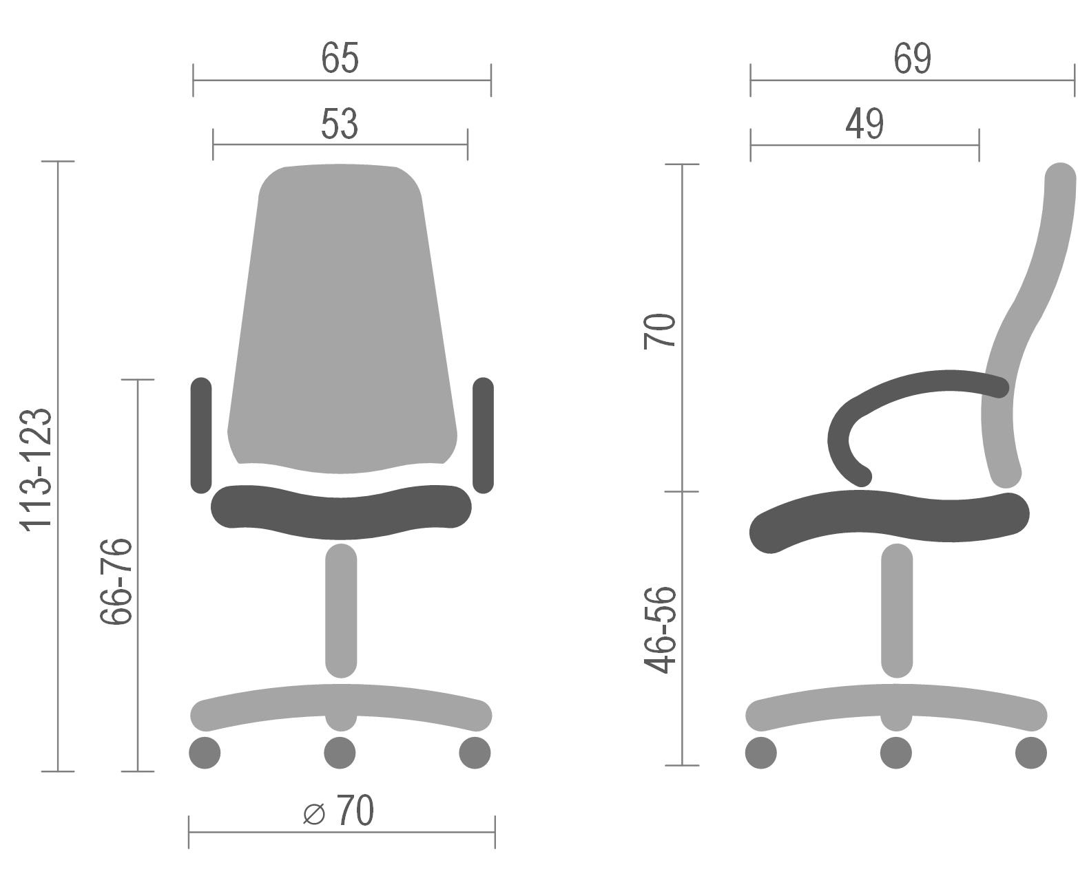 Кресло для руководителя Дрим CH ANF, темно-корич. АКЛАС - фото 4
