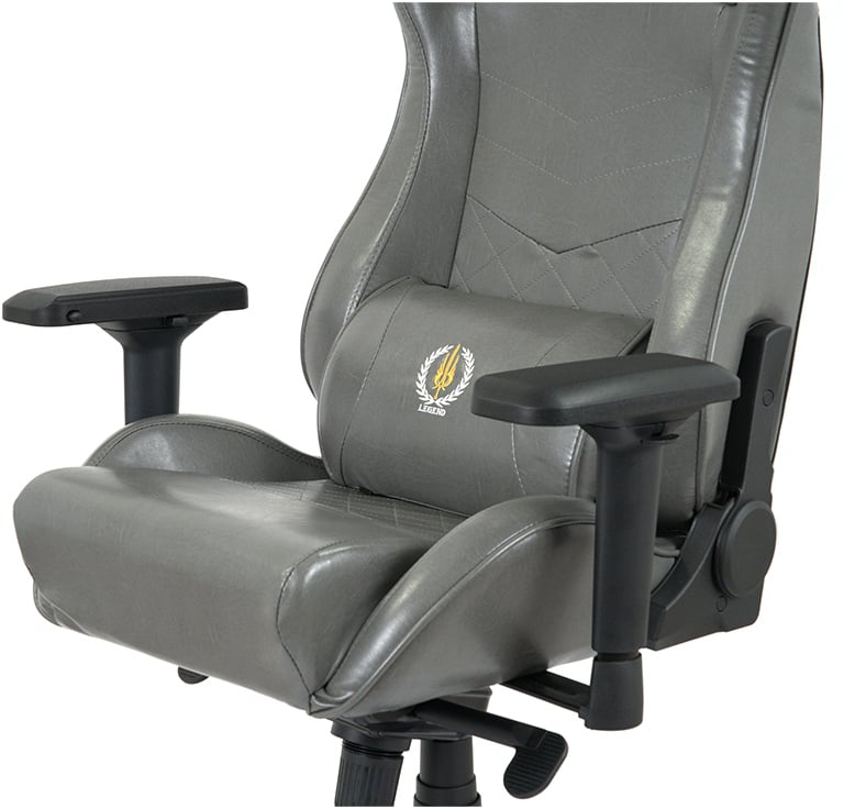 Кресло геймерское Ретчет PL MB (PU grey) серый АКЛАС - фото 3