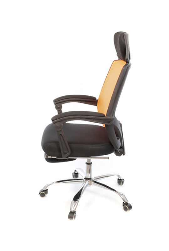 Кресло для персонала Катран CH RL(L), оранж. АКЛАС - фото 6